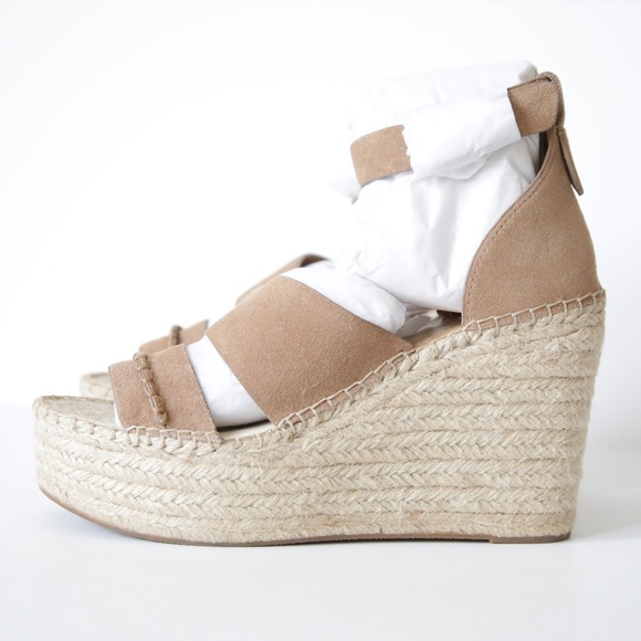 Dolce Vita Simi Suede Ankle Strap Wedge Sandal 9.5 NEW - Picture 4 of 8